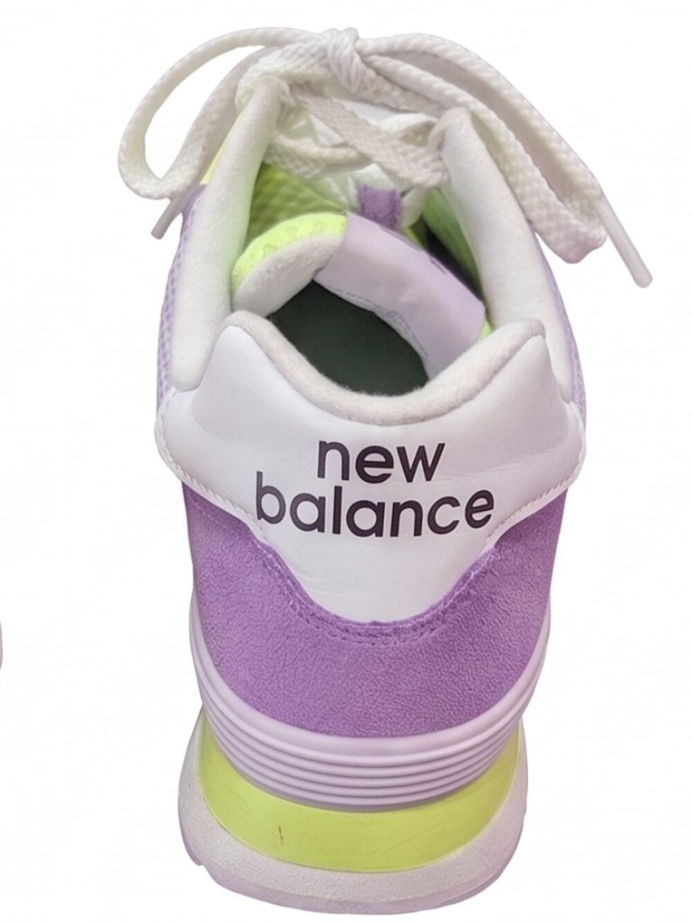 New Balance 574 Purple & Green Size 9 Womens - Picture 2 of 4